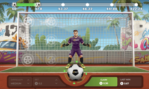 Penalty Unlimited Game Main Game Interface